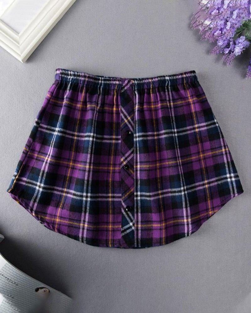 Jupe fausse chemise longue