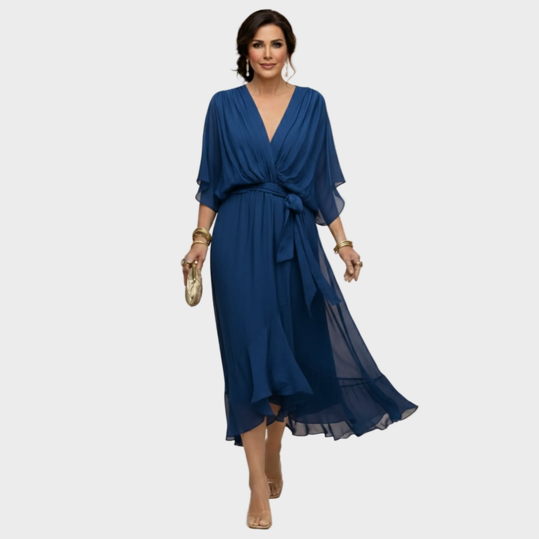 Inès | Robe avec décolleté en V