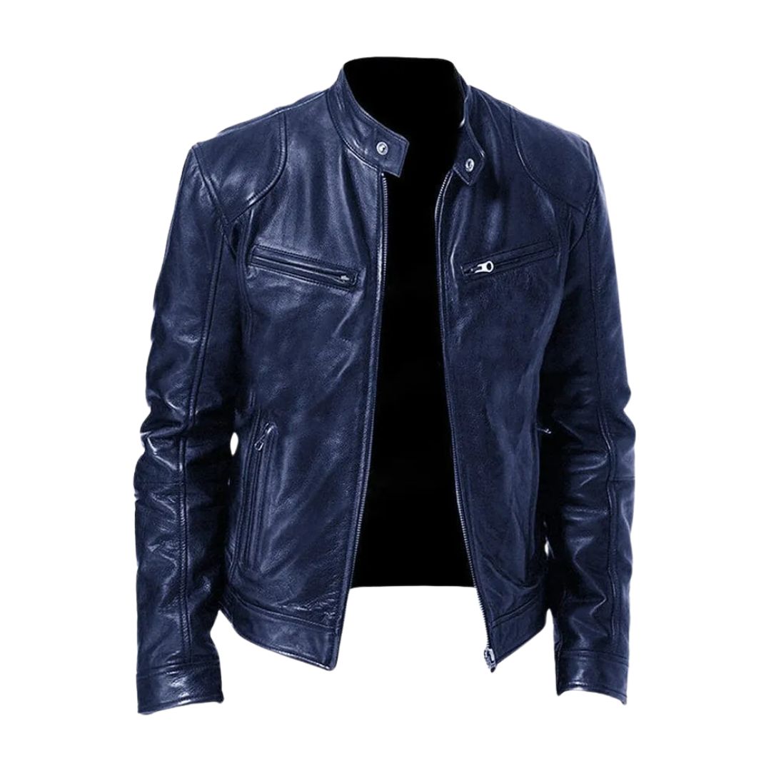 Hugo | Veste en cuir décontractée