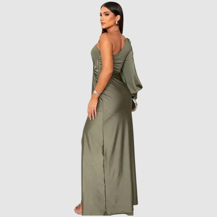 Élise | Élégante robe maxi asymétrique
