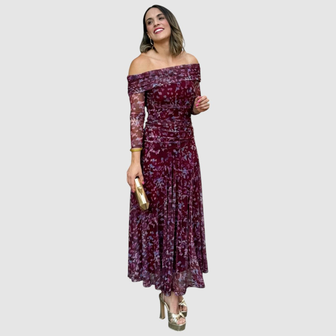 Chloé | Robe aux épaules dénudées