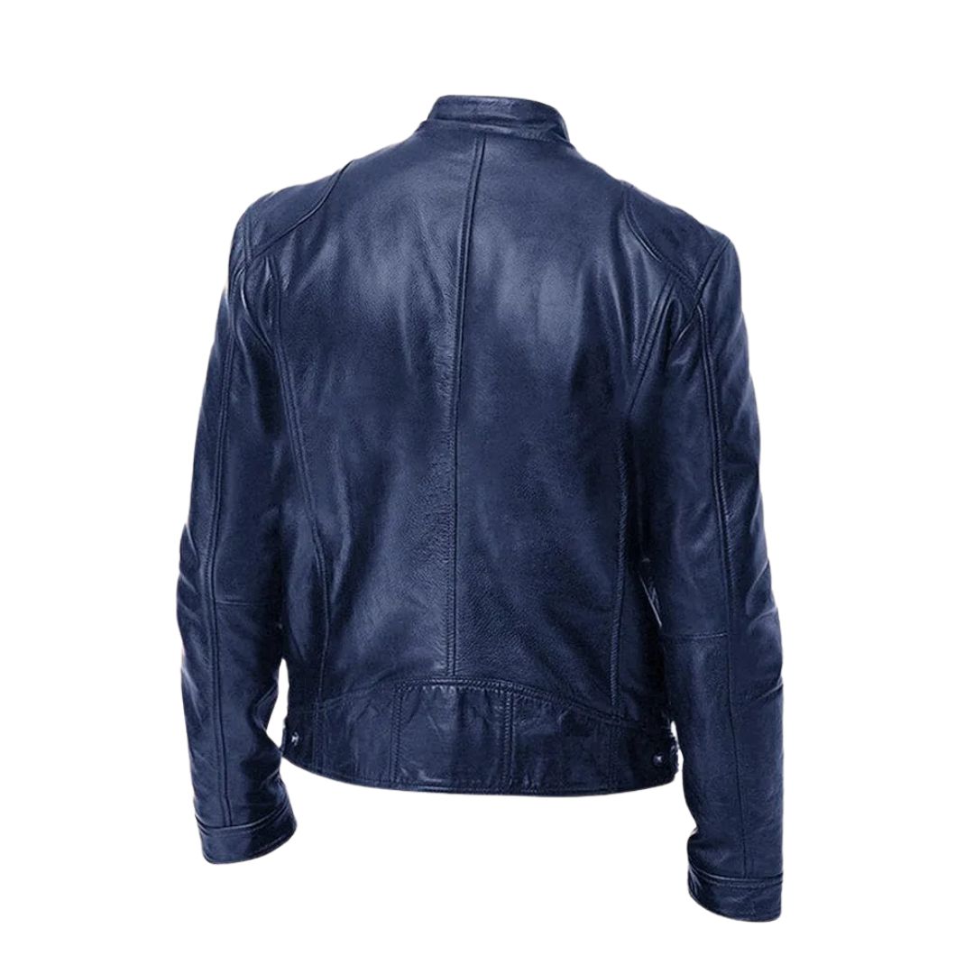 Hugo | Veste en cuir décontractée