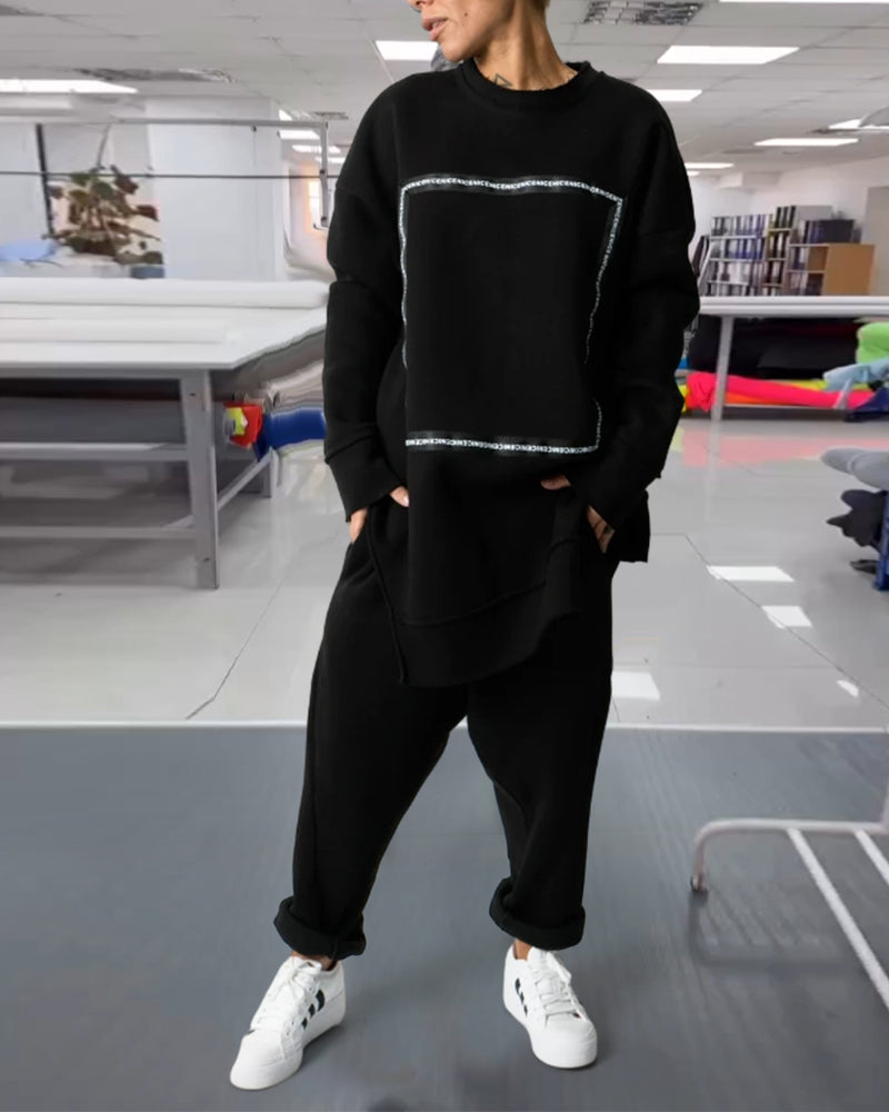 Costume Décontracté à La Mode Ample Et Confortable