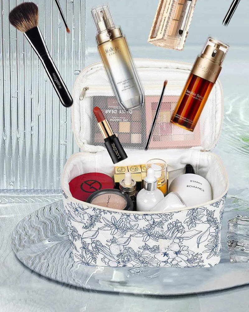 Ensemble de trousses de maquillage trois pièces
