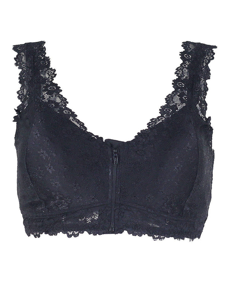 Soutien-gorge Sexy Dentelle Fermeture Éclair Devant