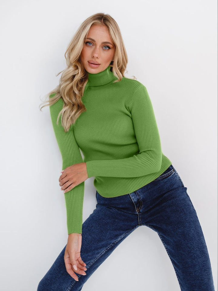Solene | Pull col roulé classique pour femme