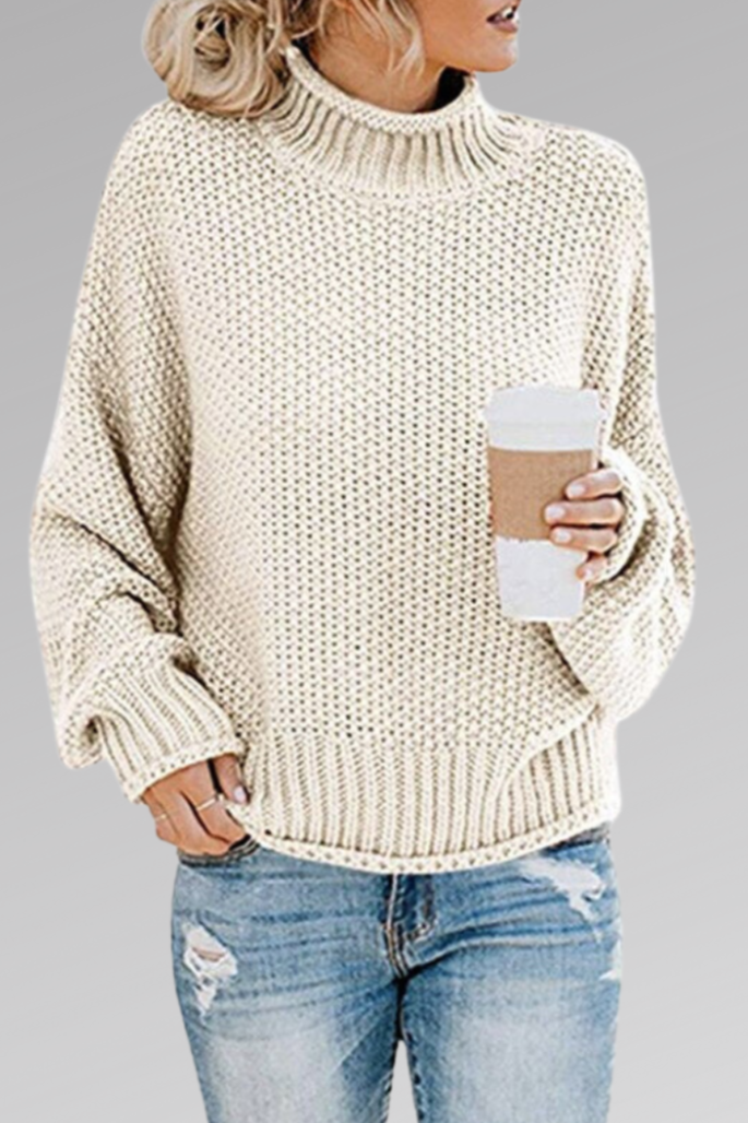 Capucine | Pull Tricot Épais à la Coupe Douce