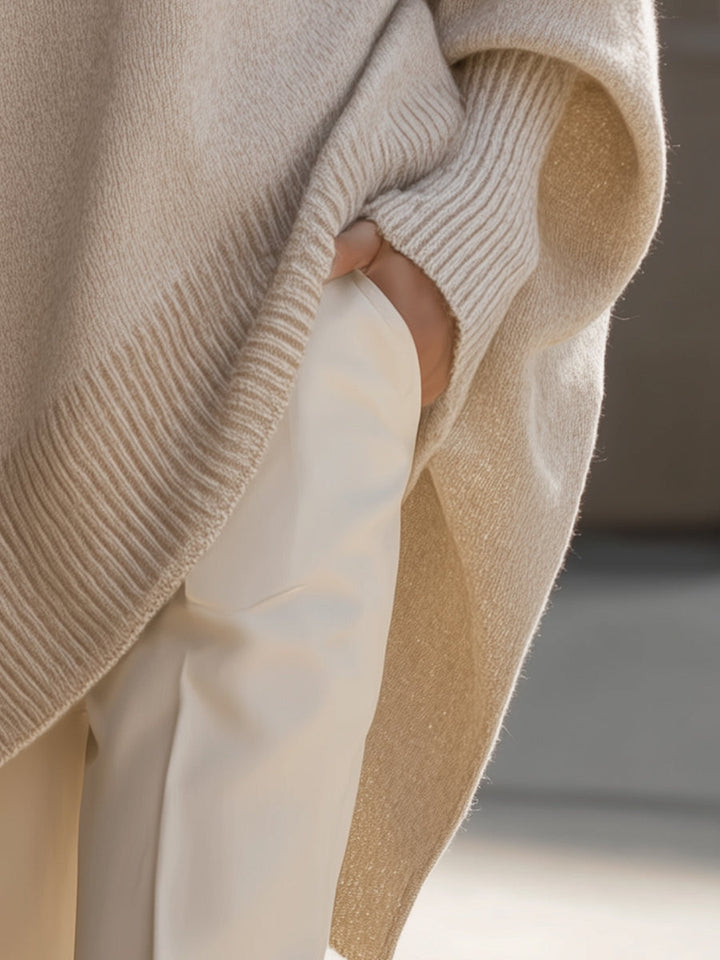 Alix | Pull Oversized en Coton et Acrylique Mélangés