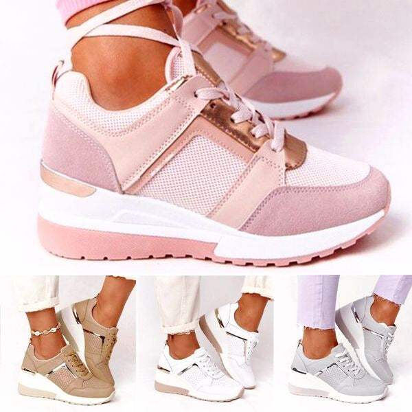 Manuela | Baskets confortables à semelles compensées pour femmes