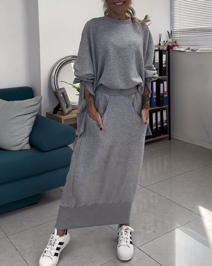 Sweat & Jupe Ensemble Coordonné