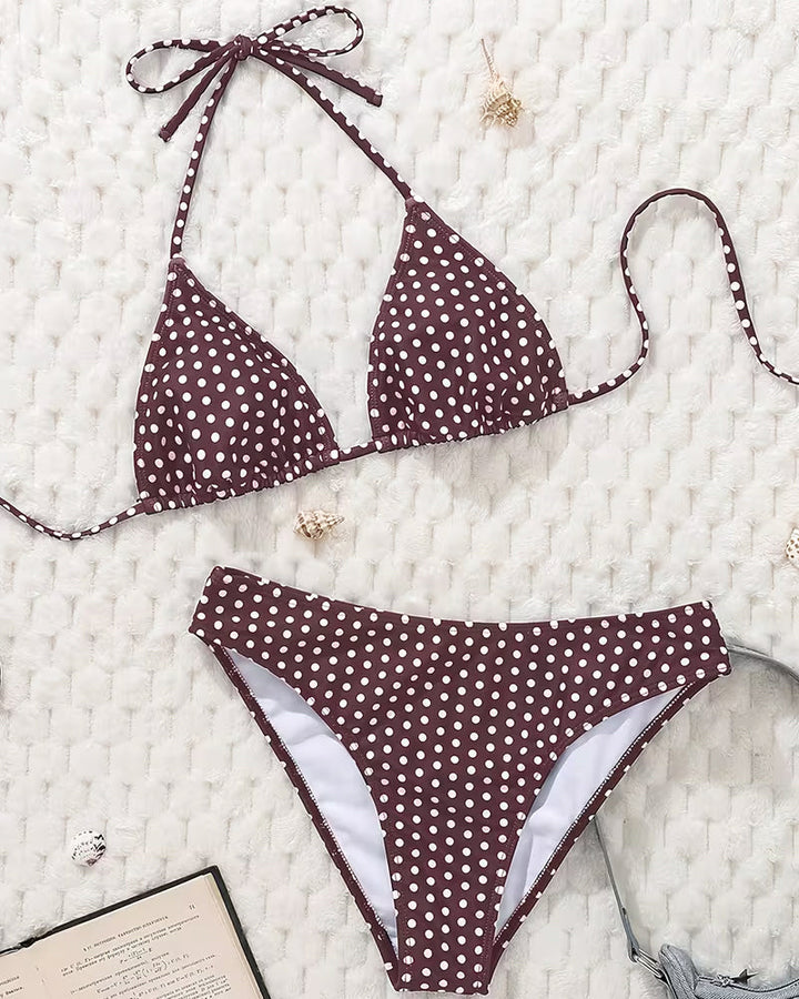 Bikini Bretelles À Pois