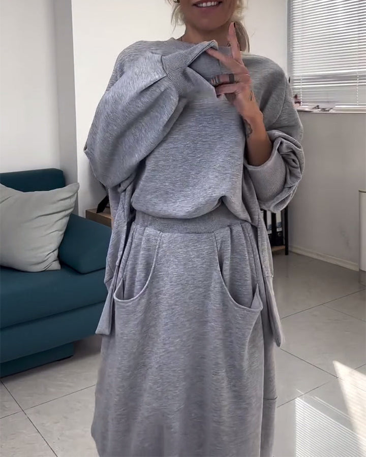 Sweat & Jupe Ensemble Coordonné