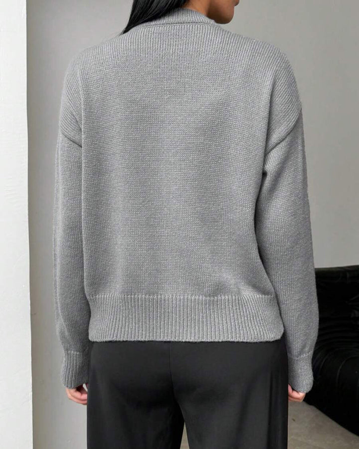 Pull Tendance Avec Ourlet Fendu