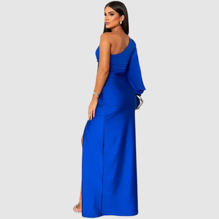Élise | Élégante robe maxi asymétrique
