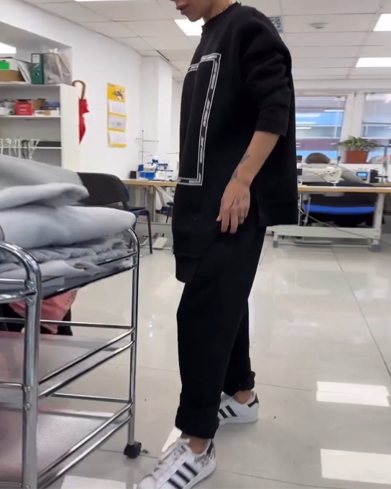 Costume Décontracté à La Mode Ample Et Confortable