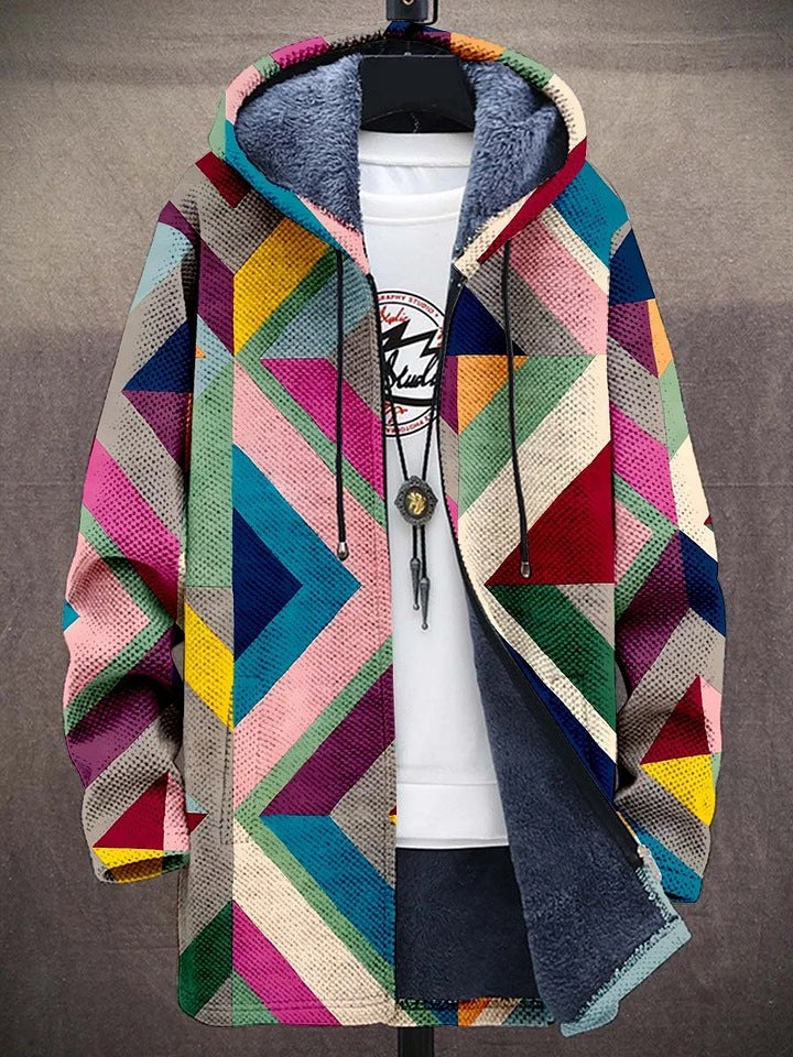 Juliette | Gilet molletonné avec imprimé artistique