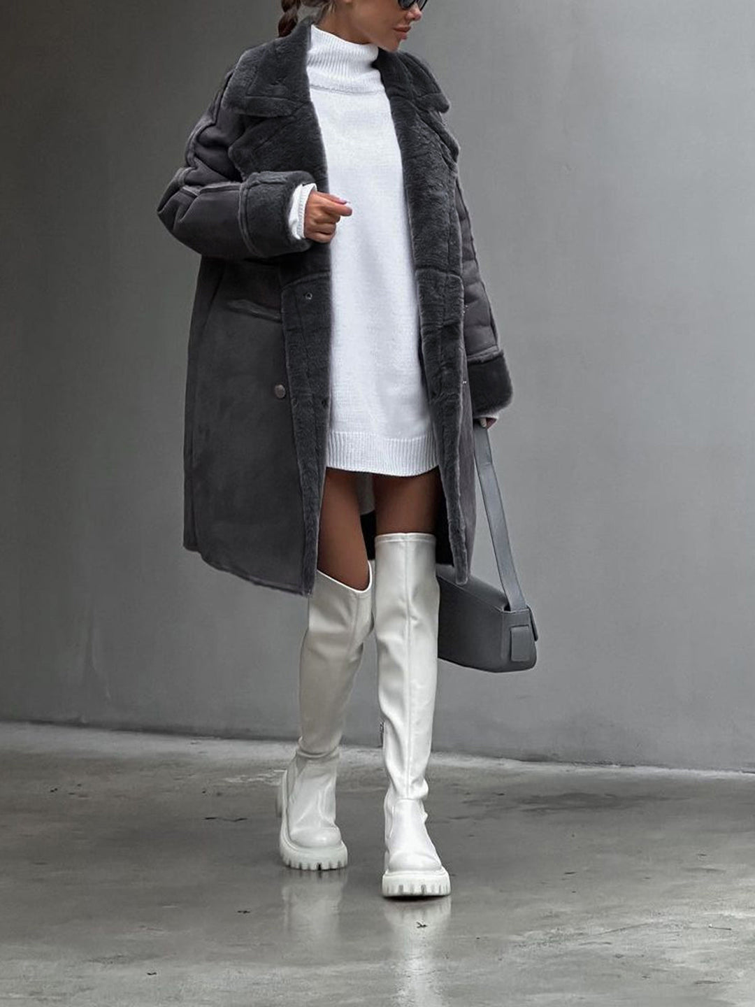 Vivian | Manteau d'hiver en peluche à coupe confortable pour femme