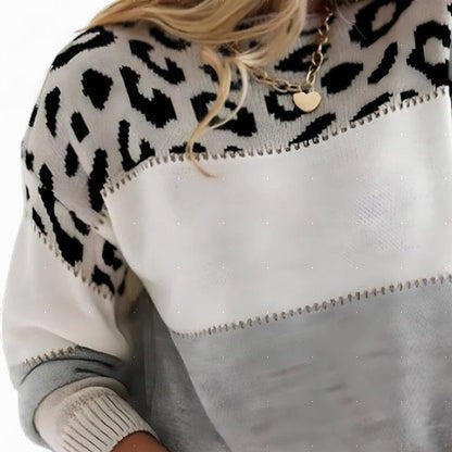 Juliette | Pull Élégant à Motif Animal