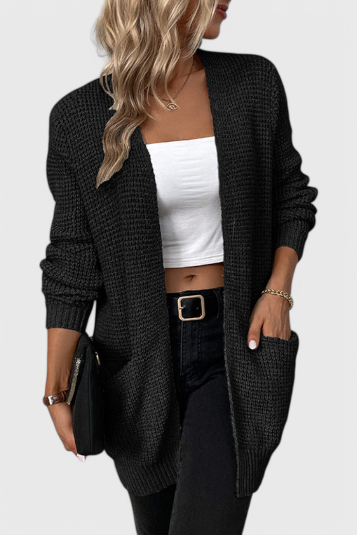 Inès | Cardigan Élégant de la Ligne Douce