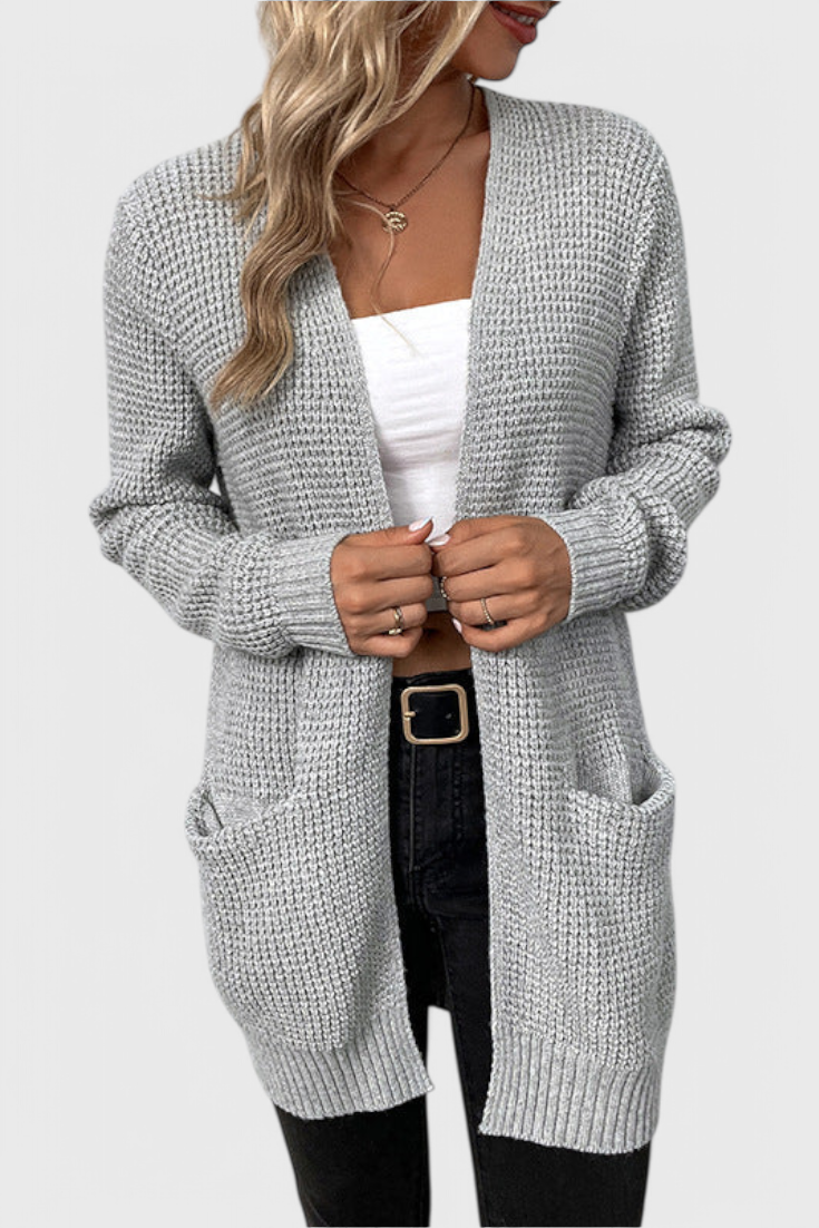 Inès | Cardigan Élégant de la Ligne Douce