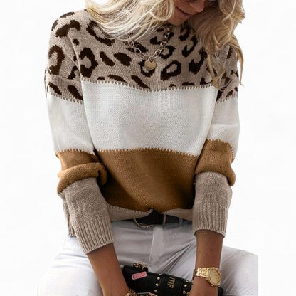 Juliette | Pull Élégant à Motif Animal