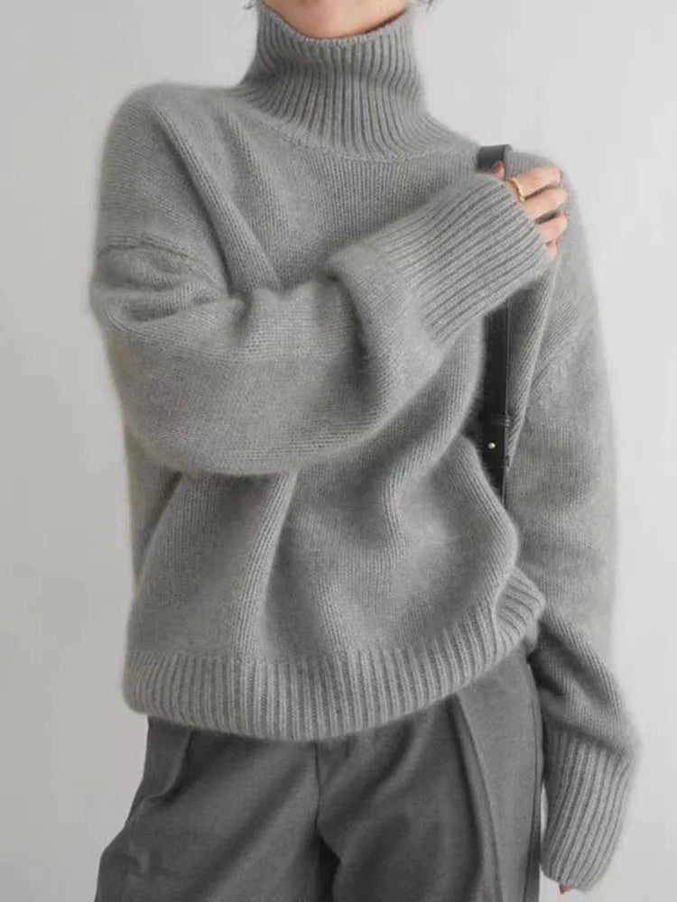 Margaux | Pull Raffiné à Col Roulé
