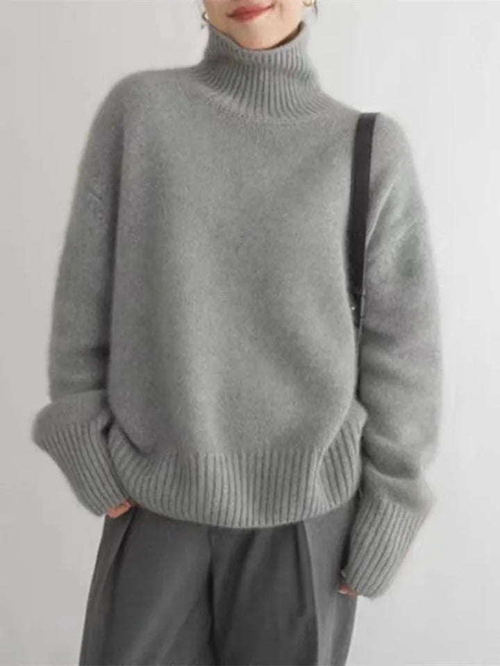Margaux | Pull Raffiné à Col Roulé