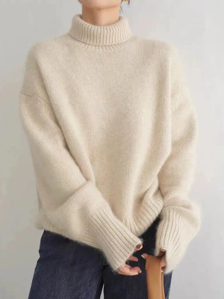 Margaux | Pull Raffiné à Col Roulé