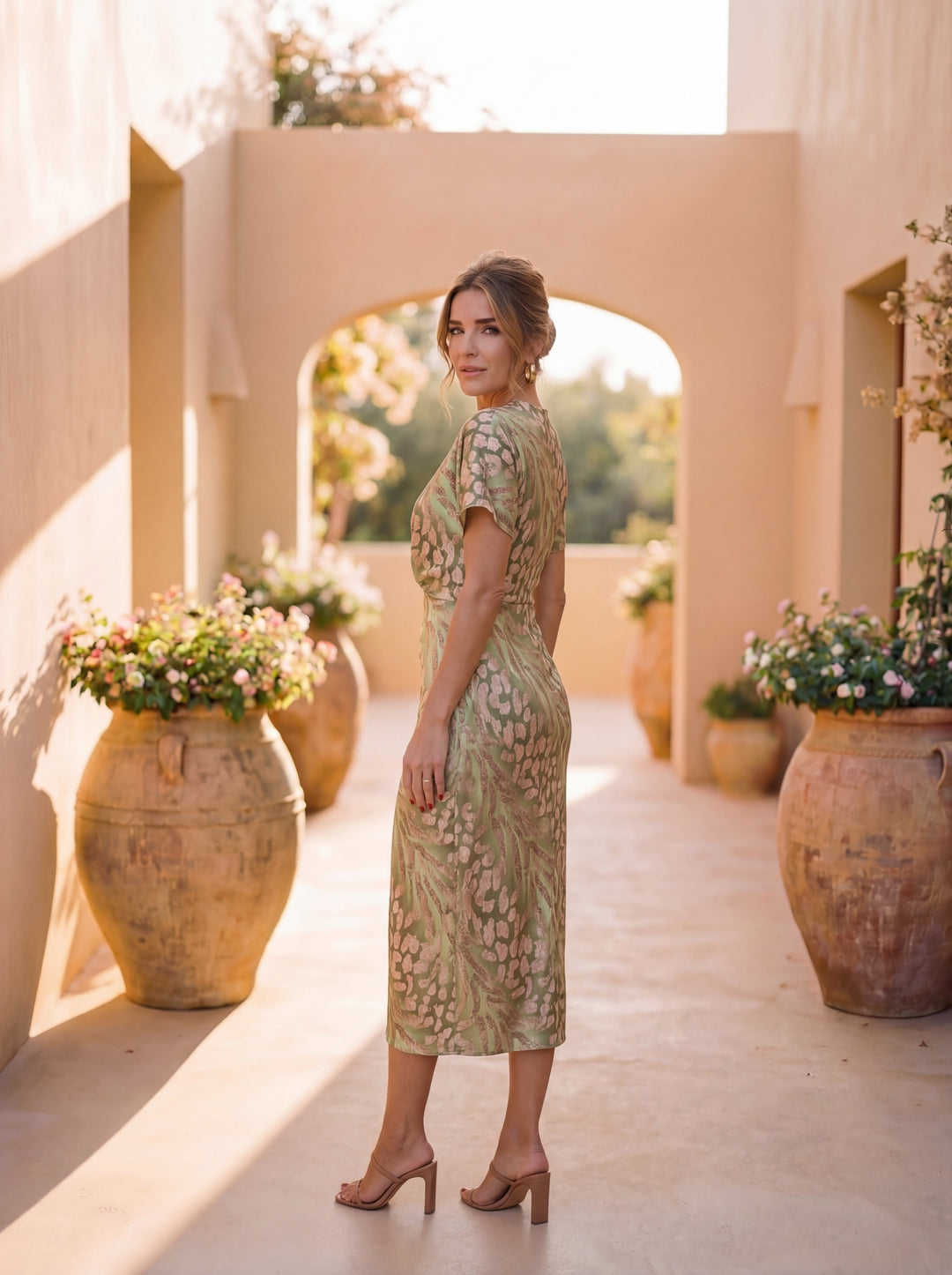 Manon | Robe élégante en tissu léger et fluide
