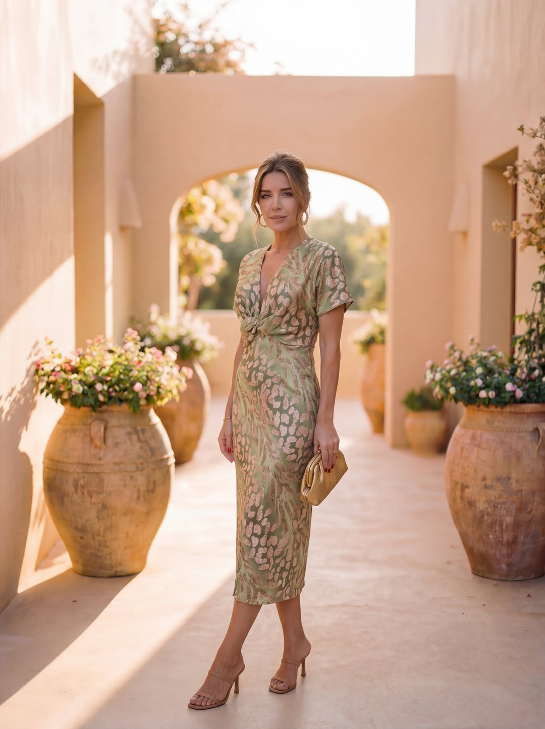 Manon | Robe élégante en tissu léger et fluide