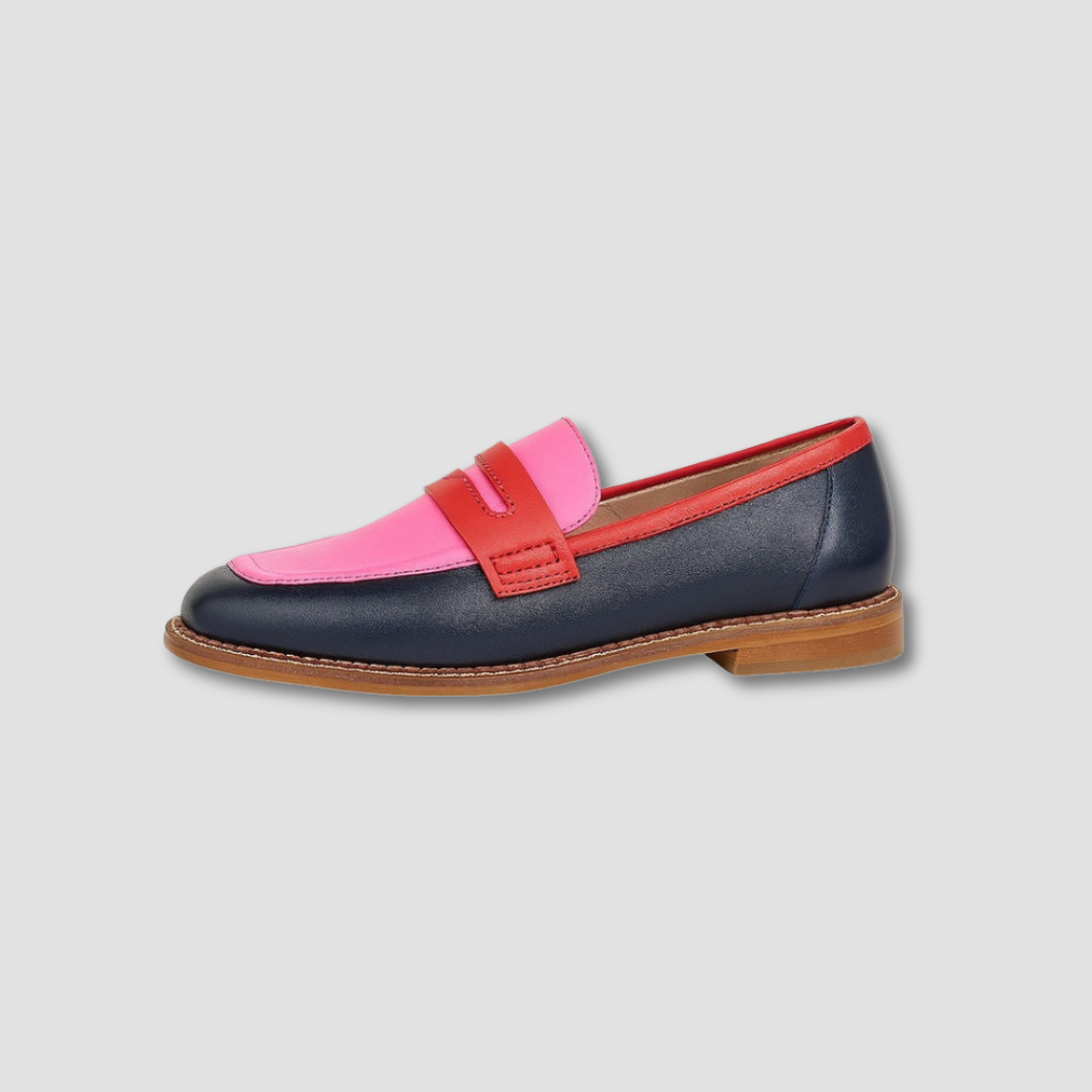 Mocassins Pour Femme Multicolores | Bout Rond | Confort Quotidien | Chaussures Plates