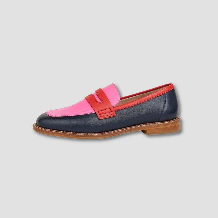 Mocassins Pour Femme Multicolores | Bout Rond | Confort Quotidien | Chaussures Plates