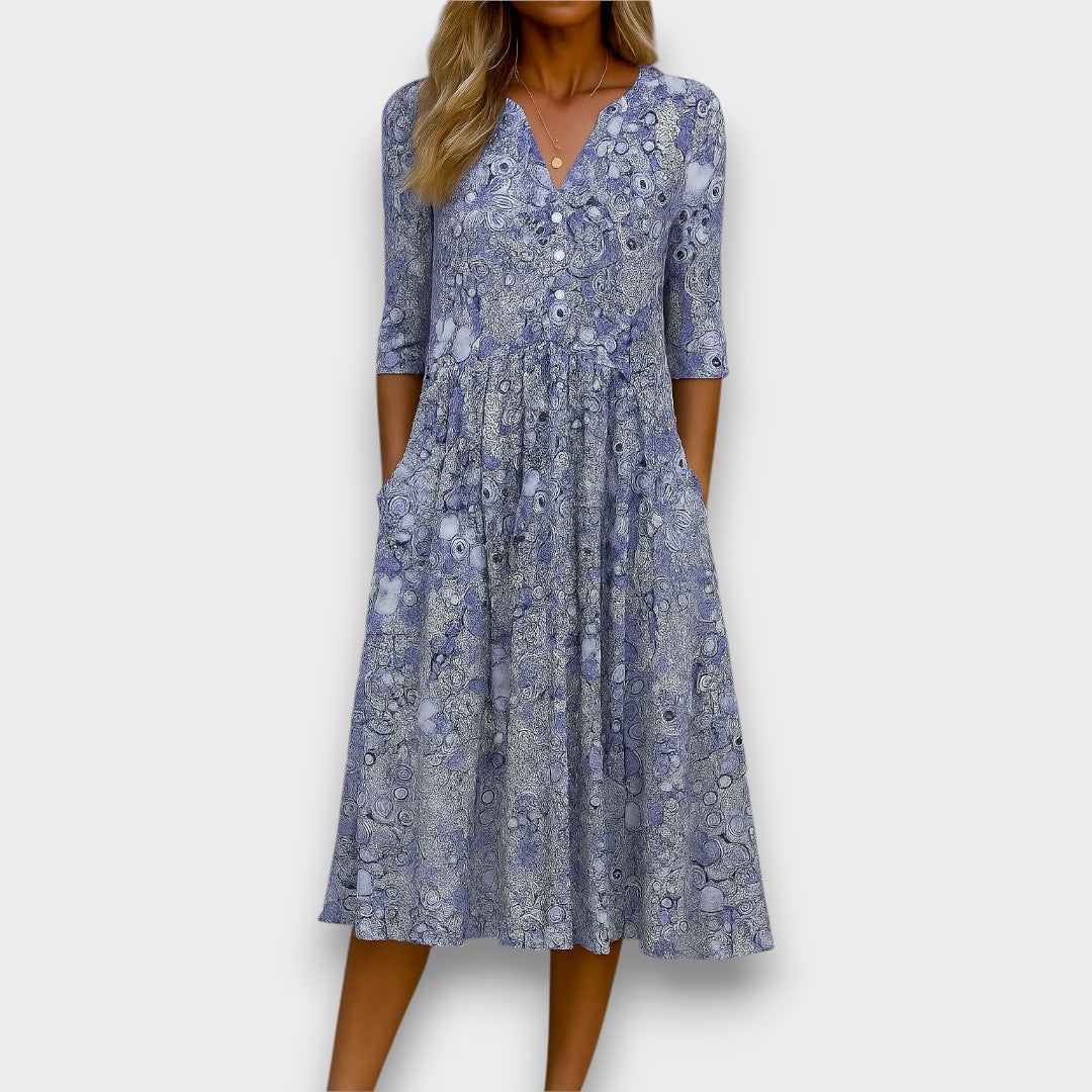Alix | Robe à boutons