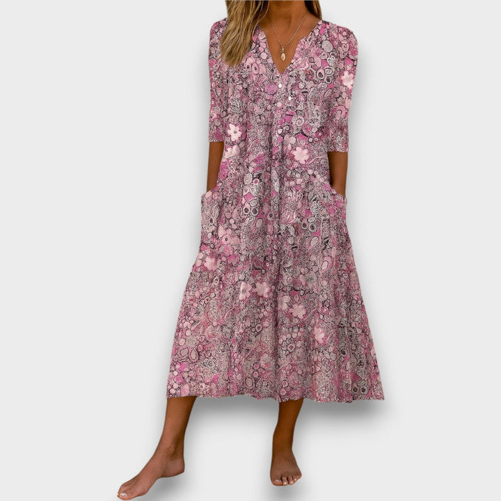 Alix | Robe à boutons