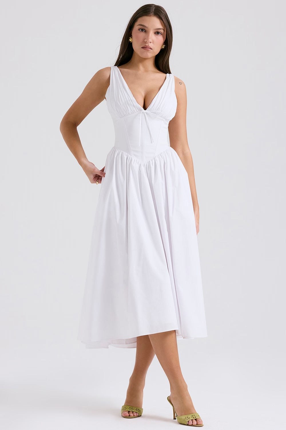 Camille | Robe Romantique Midi Exclusivement