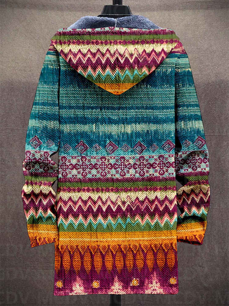 Capucine | Gilet doublé chaud avec motif artistique