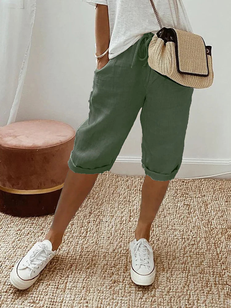 Calypso | Pantalon court à cordon