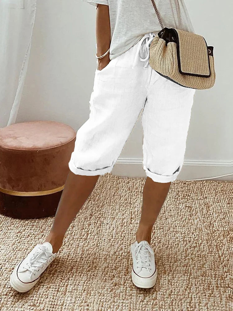 Calypso | Pantalon court à cordon