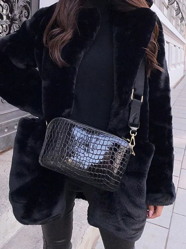 Thea | Manteau en peluche à chaleur douillette pour femme