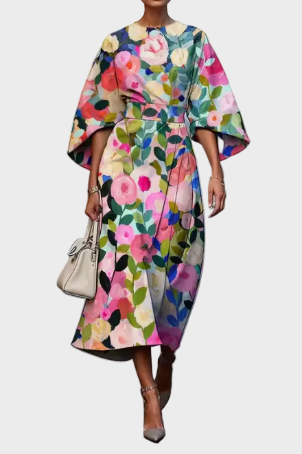 Manon | Robe Florale Élégante