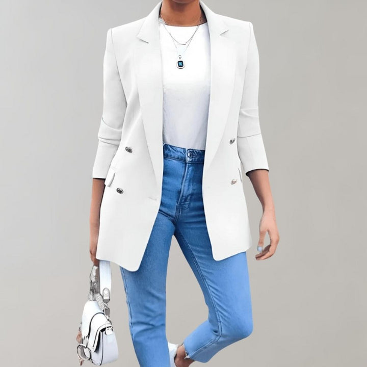 Francesca | Blazer classique à coupe ajustée pour femme