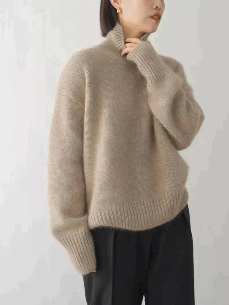 Margaux | Pull Raffiné à Col Roulé