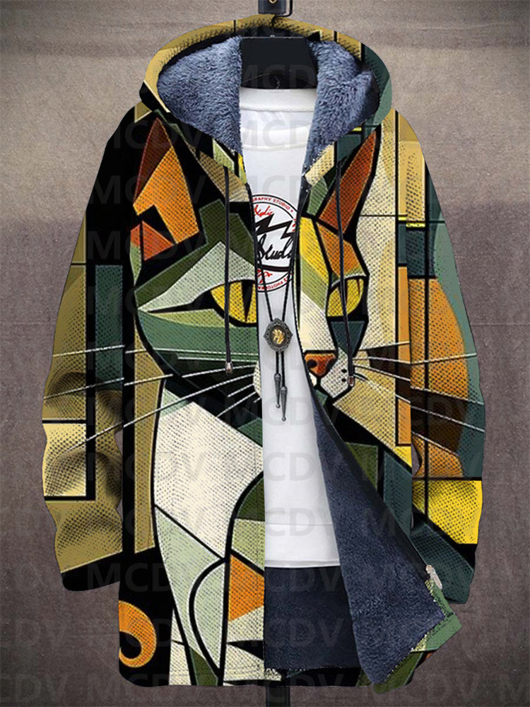 Chloé | Cardigan à capuche artistique avec doublure chaude