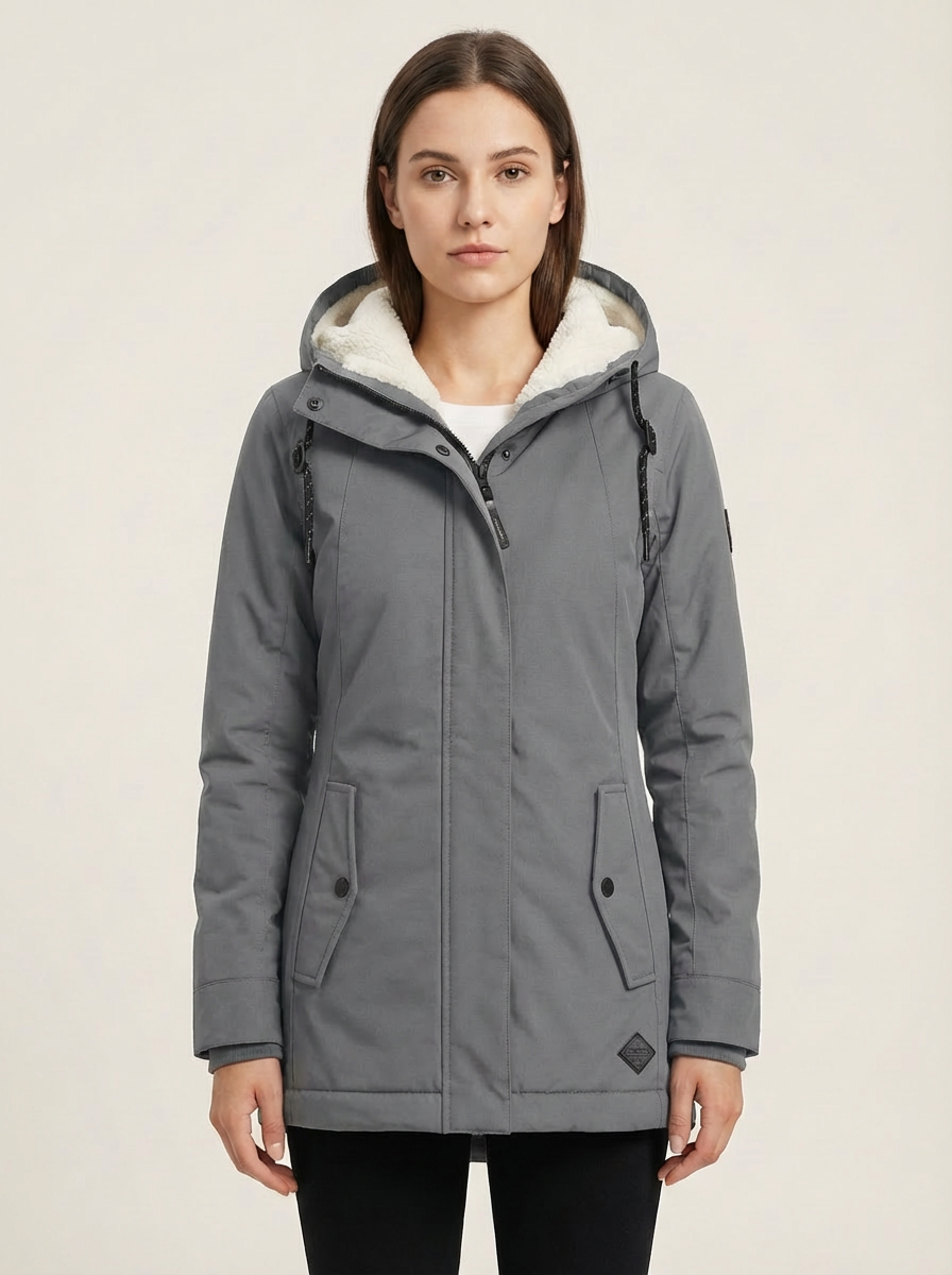 Éliane – manteau d’hiver long imperméable pour femmes, chaud et élégant
