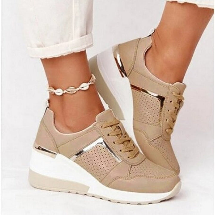 Manuela | Baskets confortables à semelles compensées pour femmes