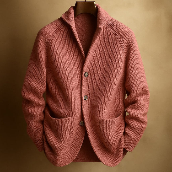 Raphaël | CARDIGAN EN LAINE CÔTELÉE POUR HOMME