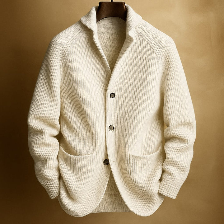 Raphaël | CARDIGAN EN LAINE CÔTELÉE POUR HOMME