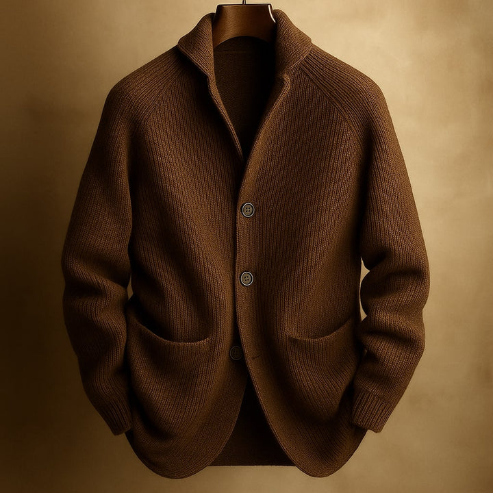 Raphaël | CARDIGAN EN LAINE CÔTELÉE POUR HOMME