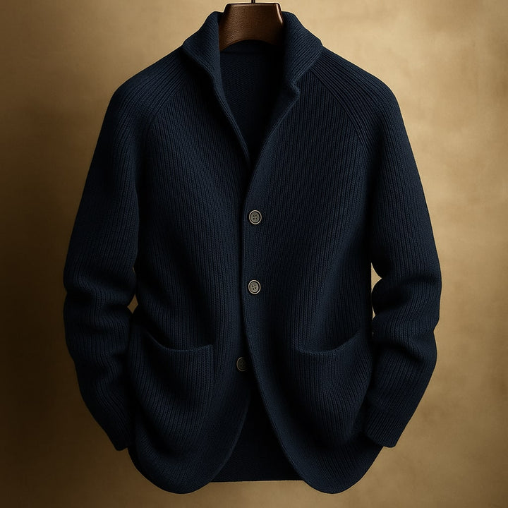 Raphaël | CARDIGAN EN LAINE CÔTELÉE POUR HOMME