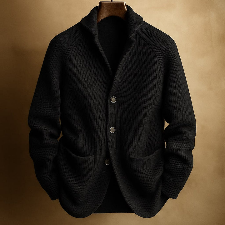 Raphaël | CARDIGAN EN LAINE CÔTELÉE POUR HOMME